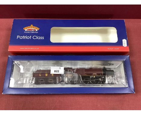 Bachmann 00 gauge Patriot class Steam Locomotive item no 31-204, "Sir Frank Ree" in LMS Crimson livery, boxed untested