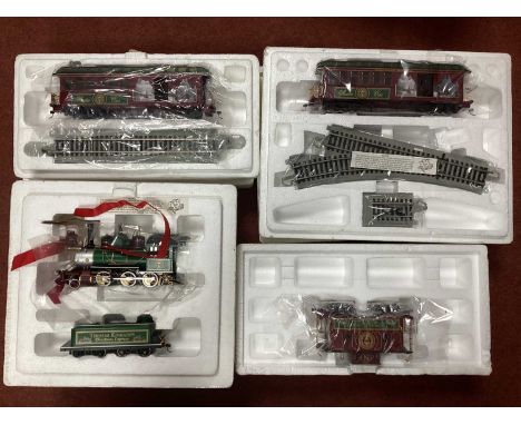 Bachmann "Hawthorne Village" "Thomas Kinkade's Christmas Express" On30 Model Train, including 2-6-0 locomotive and tender, Tw