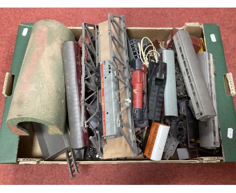 A Quantity of 'OO' Gauge Model Railway by Hornby and Triang, Harry Potter items noted, all playworn, spares, repair.