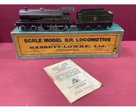 A Post War 'O' Gauge Bassett Lowke 4-4-0 'Prince Charles' Locomotive and Tender, electric, overall very good, boxed with inst