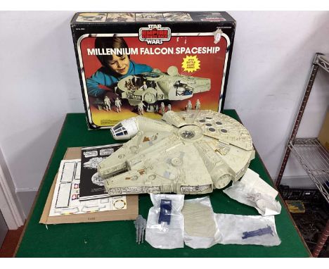 Original Star Wars The Empire Strikes Back #33364 Millennium Falcon Spaceship by Palitoy, Boxed contents include Instruction 