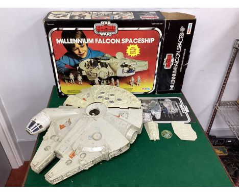 Original Star Wars The Empire Strikes Back #33364 Millennium Falcon Spaceship by Palitoy, Boxed contents include Instruction 