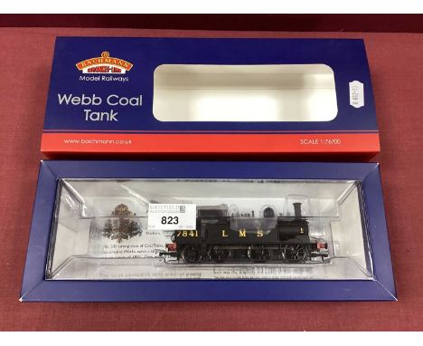 Bachmann 00 gauge LNWR Coal Tank item 35-051, in LMS a lack running number 7841, boxed untested