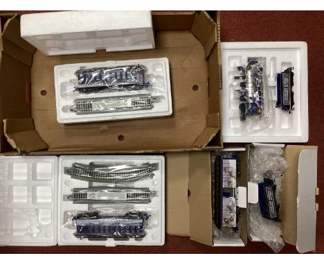 Bachmann "Hawthorne Village" Novelty On30 scale Model Railway Items including Moonlight Express 2-6-0 locomotive and tender, 