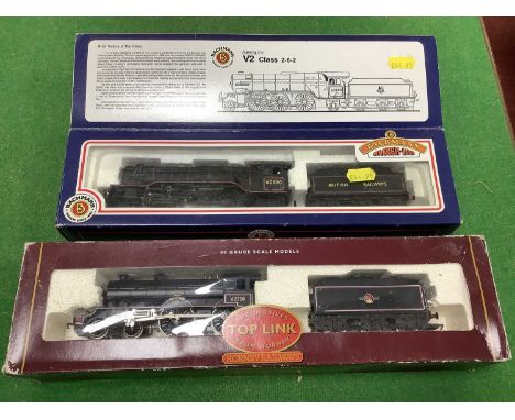 Two OO Gauge British Steam Outline Locomotives by Bachmann and Hornby. A B2 and a Cattistock, both boxed, untested.