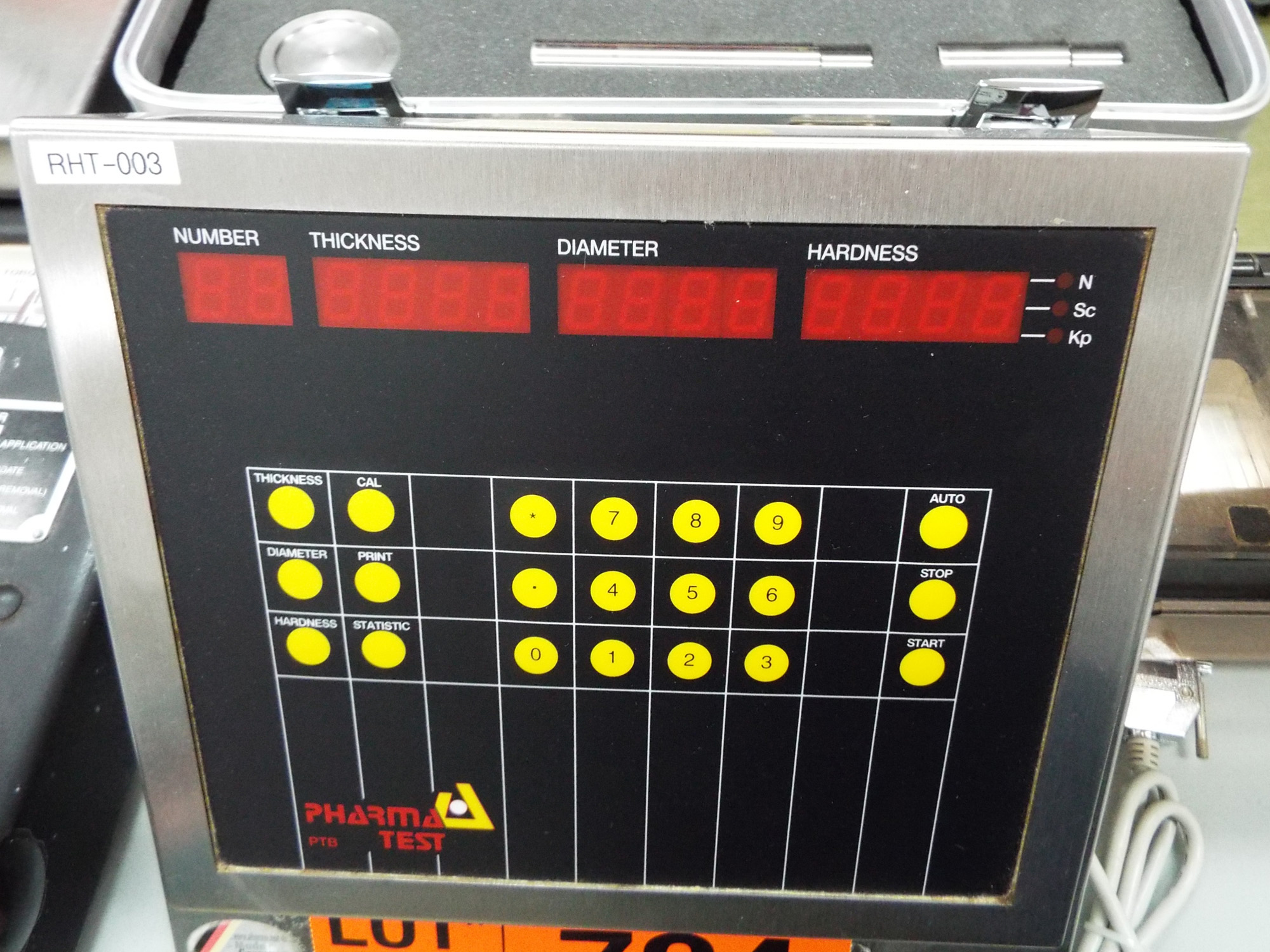 PHARMATEST (2006) PTB 511E DIGITAL TABLET THICKNESS, DIAMETER AND