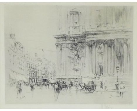 WILLIAM WALCOTT (1874-1943), etching, signed in pencil and framed under glass, 21 x 17cm