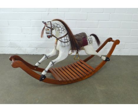 Miniature rocking horse, (A/F) 92 x 48cm.