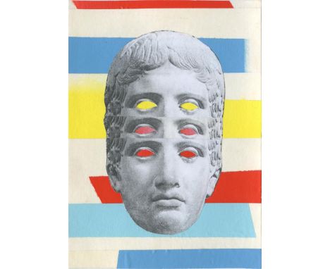 
	
		Henrietta Armstrong
		SEER IV, 2021
		Collage, Masking Tape and Spray Paint
		Signed on verso
		15 x 10cm (5¾ x 3¾ in.)
