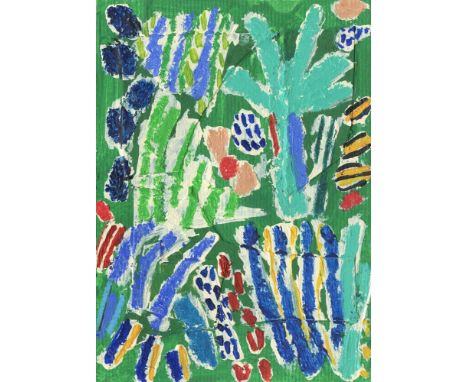 
	
		Rosa Roberts
		Summer (Mini/ Emerald), 2021
		Mixed Media on Paper
		Signed on verso
		15 x 10cm (5¾ x 3¾ in.)
		
		b. N