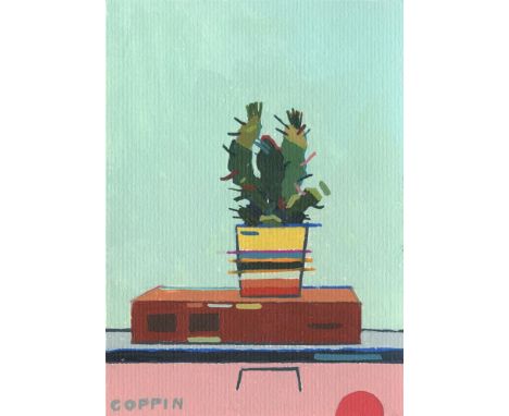 
	
		Fred Coppin
		A Very Small Cactus, 2021
		Acrylic on Paper
		Signed on front and verso
		15 x 10cm (5¾ x 3¾ in.)
		
		Fr
