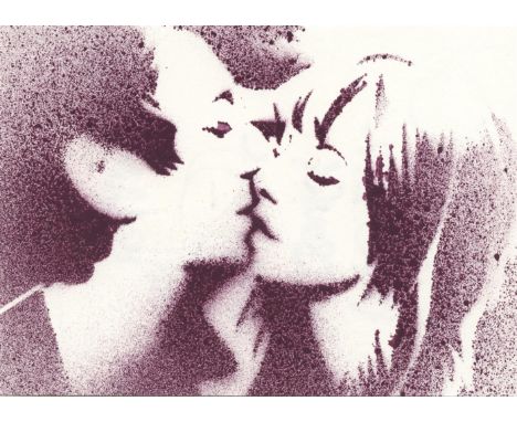 
	
		Pure Evil
		Gainsbourg, 2021
		Stencil on Paper
		Signed on verso
		10 x 15cm (3¾ x 5¾ in.)
		
		Pure Evil (British, b.1