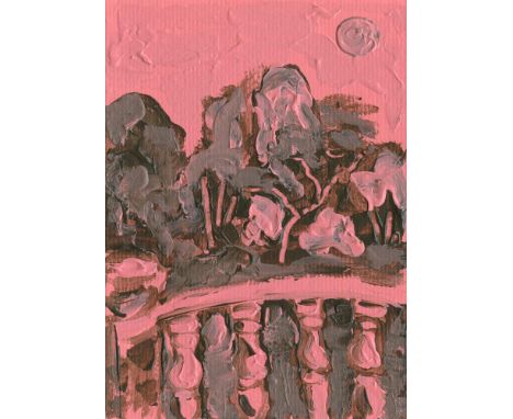 
	
		Matt Macken
		Queens Park, 2021
		Acrylic on Paper
		Signed on verso
		15 x 10cm (5¾ x 3¾ in.)
		
		Matt Macken is an Br