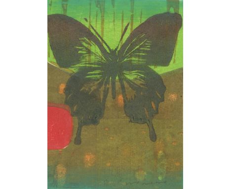 
	
		Paul Furneaux
		Apple: Butterfly, 2021
		Japanese Woodcut Print (Mokuhanga) Unique
		Signed on front and verso
		15 x 10