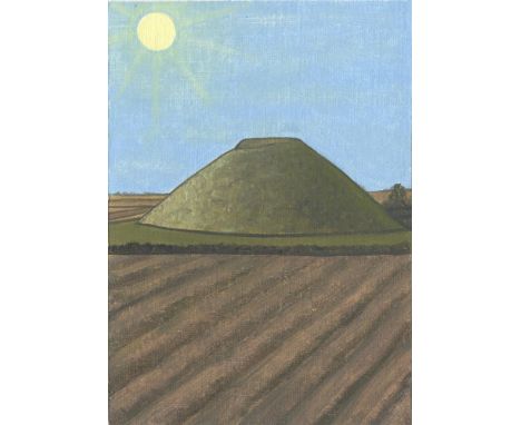 
	
		Ben Edge
		Silbury Hill, 2021
		Oil on Canvas Paper 
		Signed on verso
		15 x 10cm (5¾ x 3¾ in.)
		
		Ben Edge is a visu