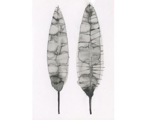 Yuriko Kawase Leaf, 2021 Sumi Ink on Paper Signed on verso 15 x 10cm (5¾ x 3¾ in.)
Yuriko Kawase is a sumi-e artist based in 