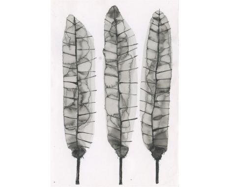 Yuriko Kawase Feather, 2021 Sumi Ink on Paper Signed on verso 15 x 10cm (5¾ x 3¾ in.)
Yuriko Kawase is a sumi-e artist based 