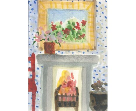 
	
		Lottie Cole
		Little Fire Place, 2021
		Watercolour on Paper
		Signed on verso
		15 x 10cm (5¾ x 3¾ in.)
		
		Cole's pai