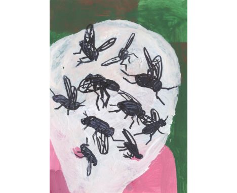 
	
		Maïa Régis
		Fly Variation, 2021
		Acrylic and Marker on Paper
		Signed on verso
		15 x 10cm (5¾ x 3¾ in.)
		
		Artist s