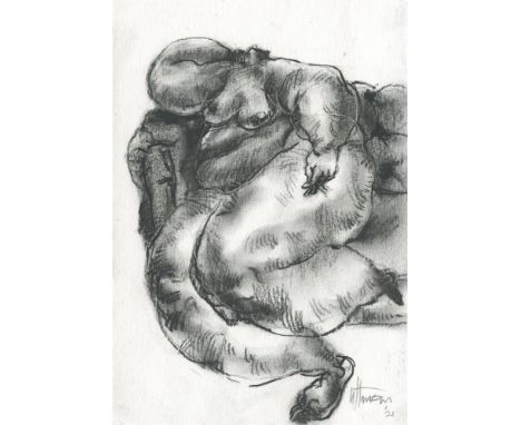 
	
		Uthman Wahaab
		Untitled, 2021
		Charcoal on Paper
		Signed on front
		15 x 10cm (5¾ x 3¾ in.)
		
		&nbsp;
		The multidi