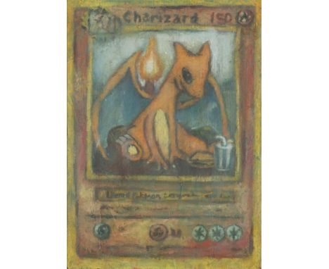 
	
		Timothy Gatenby
		Fake Charizard, 2021
		Oil on Paper
		Signed on verso
		15 x 10cm (5¾ x 3¾ in.)
		
		Timothy Gatenby i