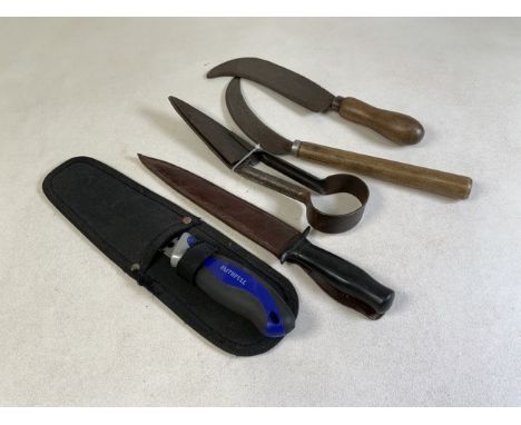 Various cutting tools.