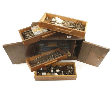 A four drawer chest of engineers tools G