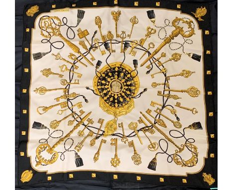 A Vintage Hermes Scarf in original boxes