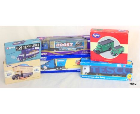 6 x boxed Corgi Lorries