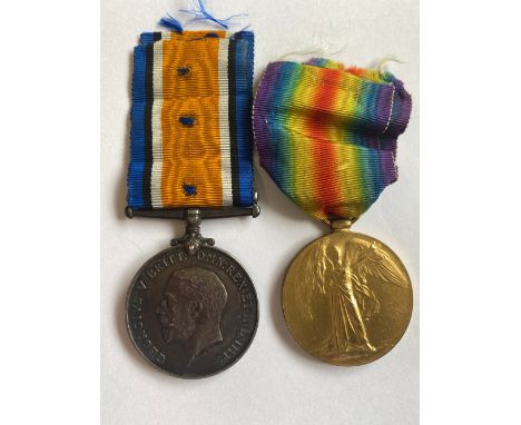 A FIRST WORLD WAR CASUALTY PAIR TO THE SHERWOOD FORESTERS. A Great War Pair and Victory Medal named to 96515 Pte E. Ward Nott