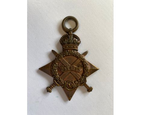 A FIRST WORLD WAR VICTORY MEDAL TO THE MERCANTILE FLEET AUXILLERY. A 1914-15 Star named to W. Brennan Fmn. M.F.A. FMN being t