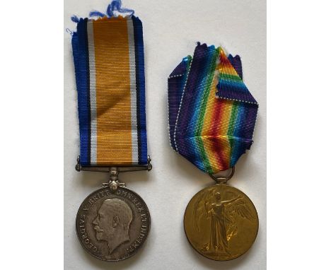 A FIRST WORLD WAR PAIR TO THE CANADIAN ARMY MEDICAL CORPS. A Great War pair comprising War Medal and Victory Medal named to 5