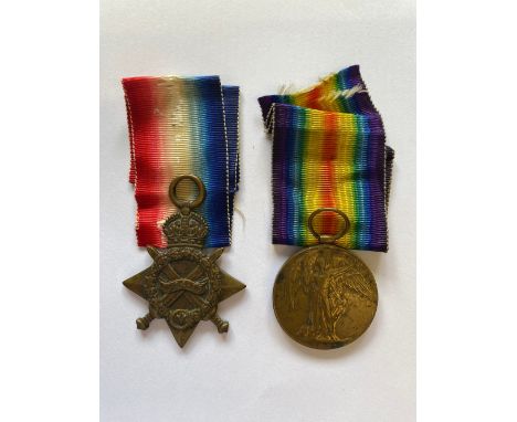 A FIRST WORLD WAR 1914-15 STAR AND VICTORY MEDAL TO THE FIELD ARTILLERY. A Great War 1914-15 Star named to 93705 Dvr J. Jacks