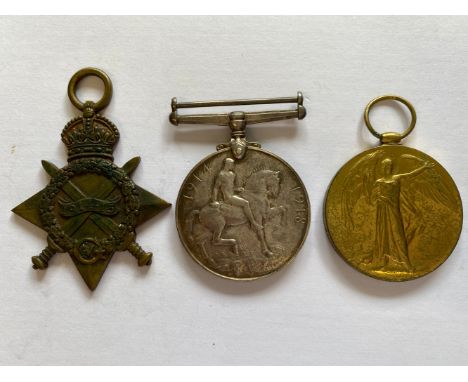 A FIRST WORLD WAR TRIO TO THE SERVICE CORPS. A Great War Trio comprising 1914-15 Star named to M1-08670 Prt R. Raitt A.S.C. W