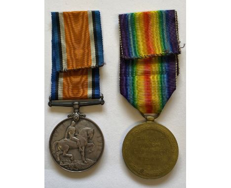 A FIRST WORLD WAR PAIR TO THE MACHINE GUN CORPS. A Great War pair comprising War Medal and Victory Medal named to 5827 Pte H.