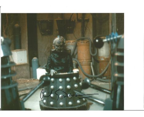 David Gooderson 8x10 signed Dr Who colour photo pictured as Davros, creator of the Daleks in the Doctor Who serial Destiny of