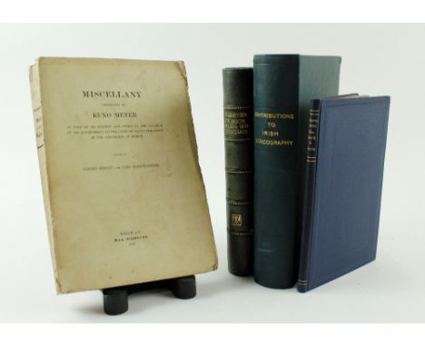 Meyer (Kuno)&nbsp;Contributions to Irish Lexicography, Vol. I Part I [All Published] Halle ... A.S. 1906.&nbsp;First Edn., cl