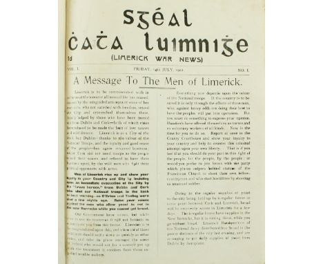 Excessively Rare Limerick Civil War Journal A Complete File Co. Limerick: Sgeala Chatha Luimnighe (Limerick War News), later 