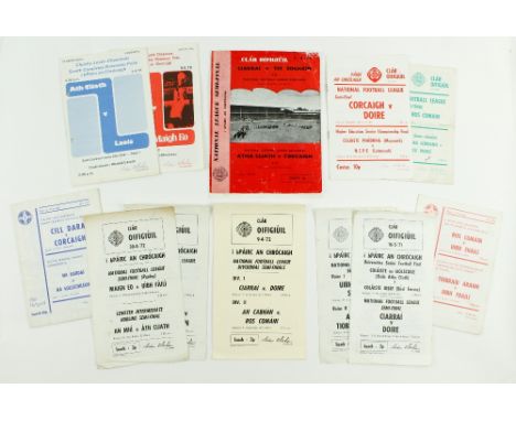 G.A.A.: Football [National League] a collection of 14 Match Programmes for N.F.L. semi-finals to include:(a) N.F.L. Kerry V. 