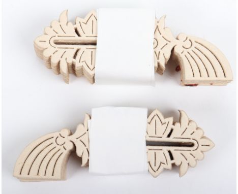 Third Reich Army Generals Collar Patch Manufacture Card Templates, sealed bundles of card templates for the manufacture of Ge