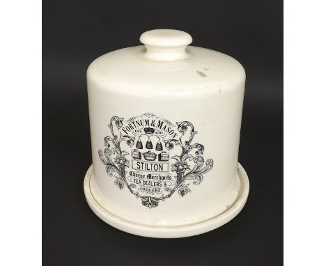 Fortnum & Mason ceramic lidded stilton dish, 8.5" high