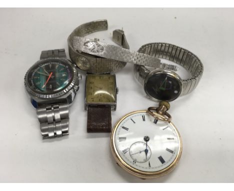 6 vintage watches inc Rotary.