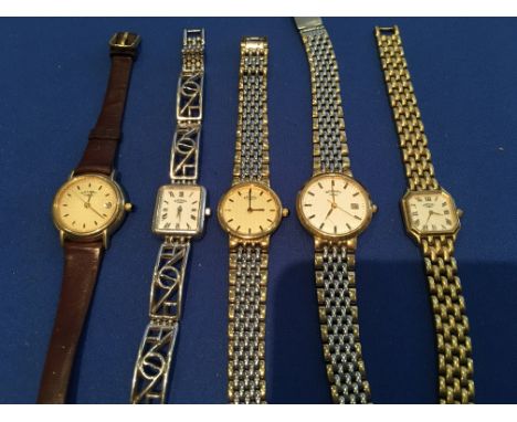 5 good ladies Rotary wristwatches. Model numbers 4417, L3032, L497, 4254, 01574.
