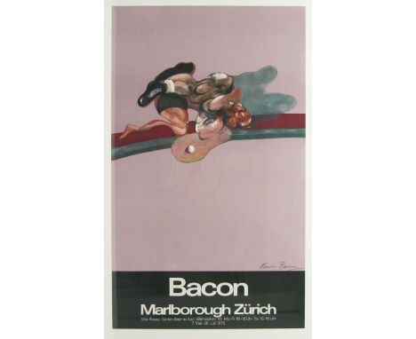 After Francis Bacon (1909-1992): 'George Dyer', original lithograph poster 'Bacon - Marlborough Zurich 7 Mai - 26 Juli 1975' 