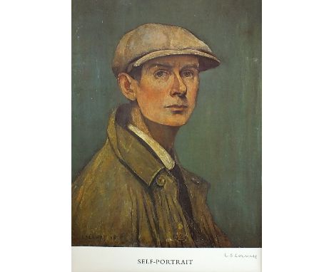 After Laurence Stephen Lowry (1887-1976)
Self portrait and the artist's mother
both prints signed in pencil lower right by th