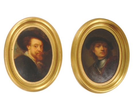 British school, late 19th/early 20th century
Portrait of a young man after Rembrandt
Portrait of a young man after Rubens
a p