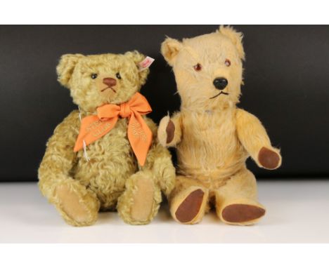 Steiff Club Edition 2009 Teddy Bear, with original stud and label to ear, 32cm long together Mid 20th century Straw-filled Te