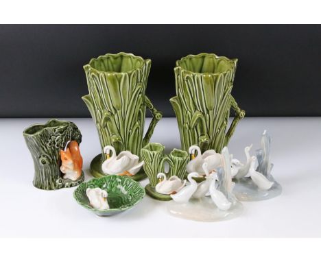 Collection of Sylvac &amp; Nao ornaments