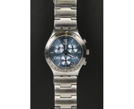 Gents Swatch Irony AG 2002 chronograph watch 