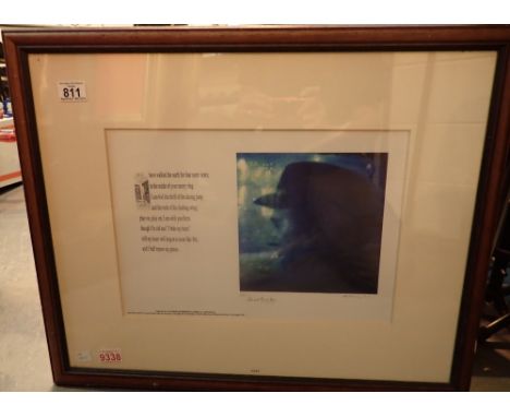 HAROLD RILEY limited edition print of Sir Matt Busby 1991 from testimonial of Matt Busby 1/25 40 x 28 cm